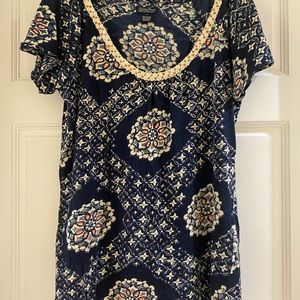 Lucky Brand cotton top, size L